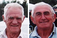 Local authors Jim Addy and John Pellett